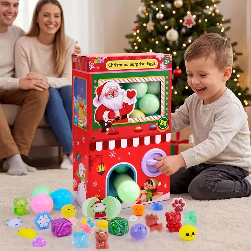 🎅Christmas Sale🎅 Advent Calendar 2026 Christmas Gachapon Squishy Toys 24 Pcs,&Halloween Advent Calendar(✨Buy 2 Free Shipping)