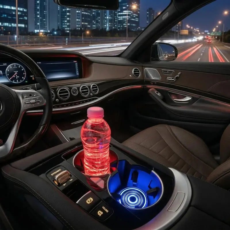 LED Cup Holder Lights for Car