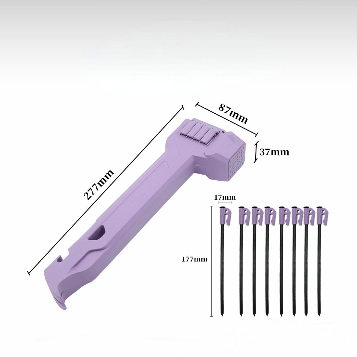 Multifunctional Camping Hammer & Tent Stake Puller