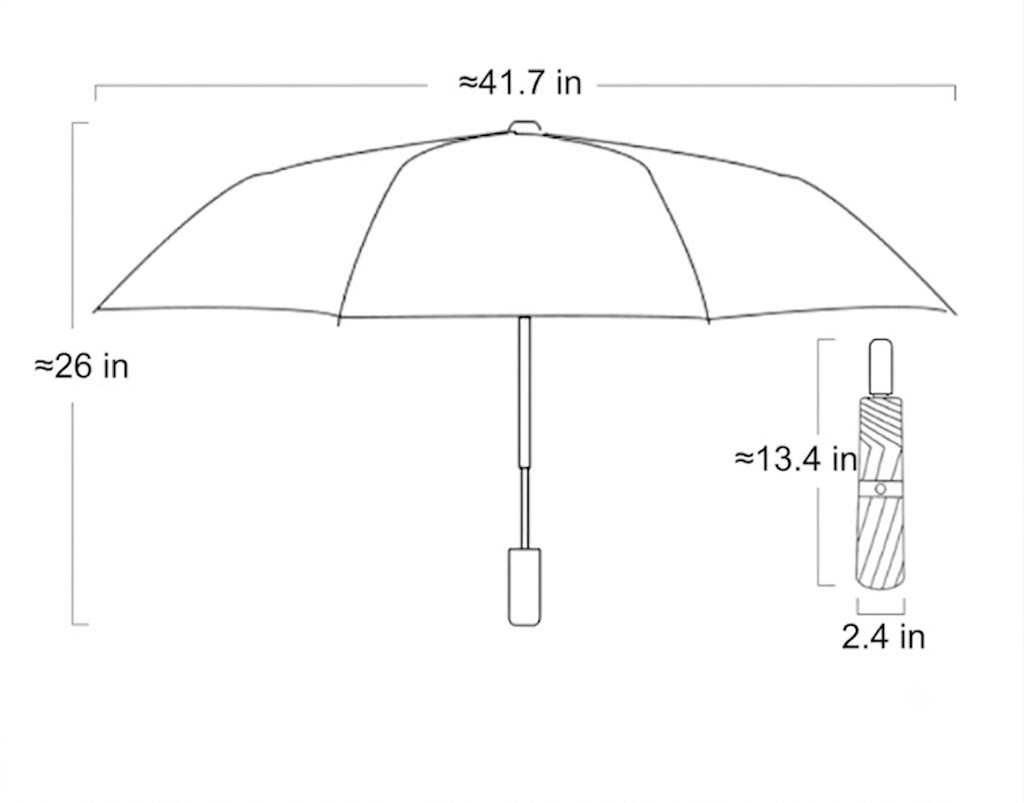 🔥2026 New Model💖 Creative Ring Buckle 10-Rib Windproof Reinforced Umbrella