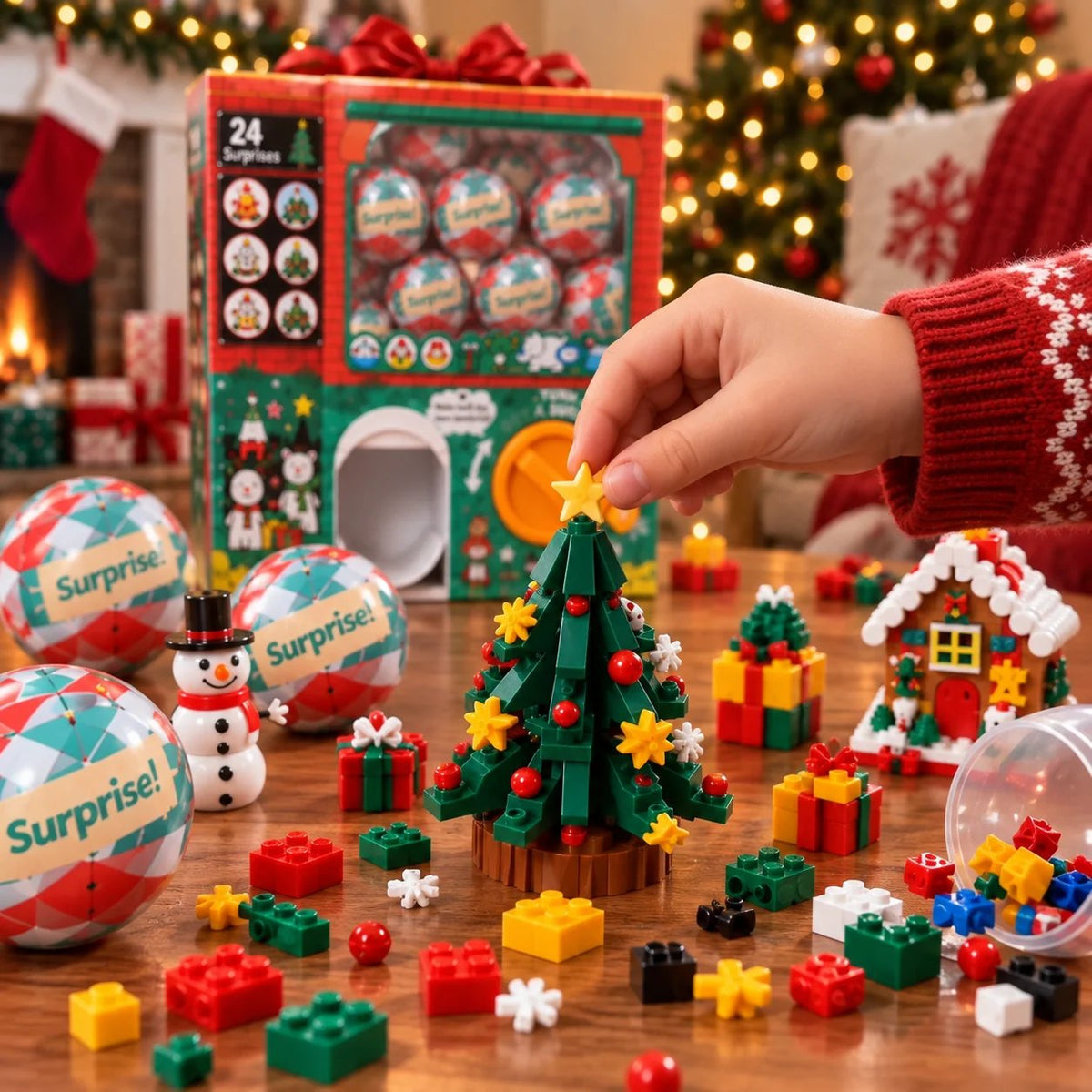 🎅 2026 Christmas Capsule Building Blocks, Surprise Mini Building Set