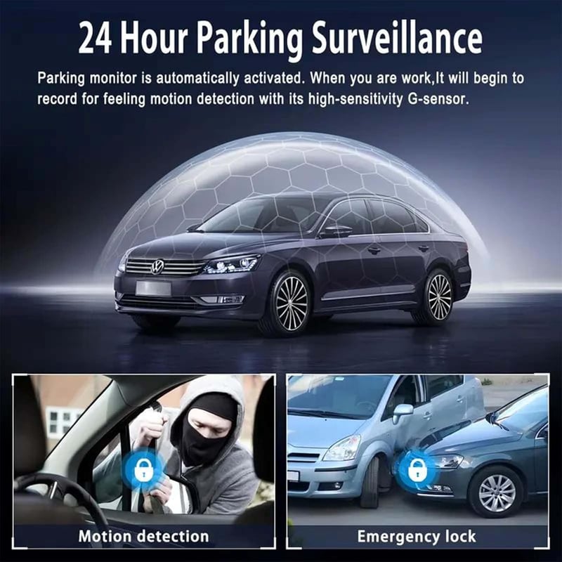 🔥360° Full View Car Dashcam System