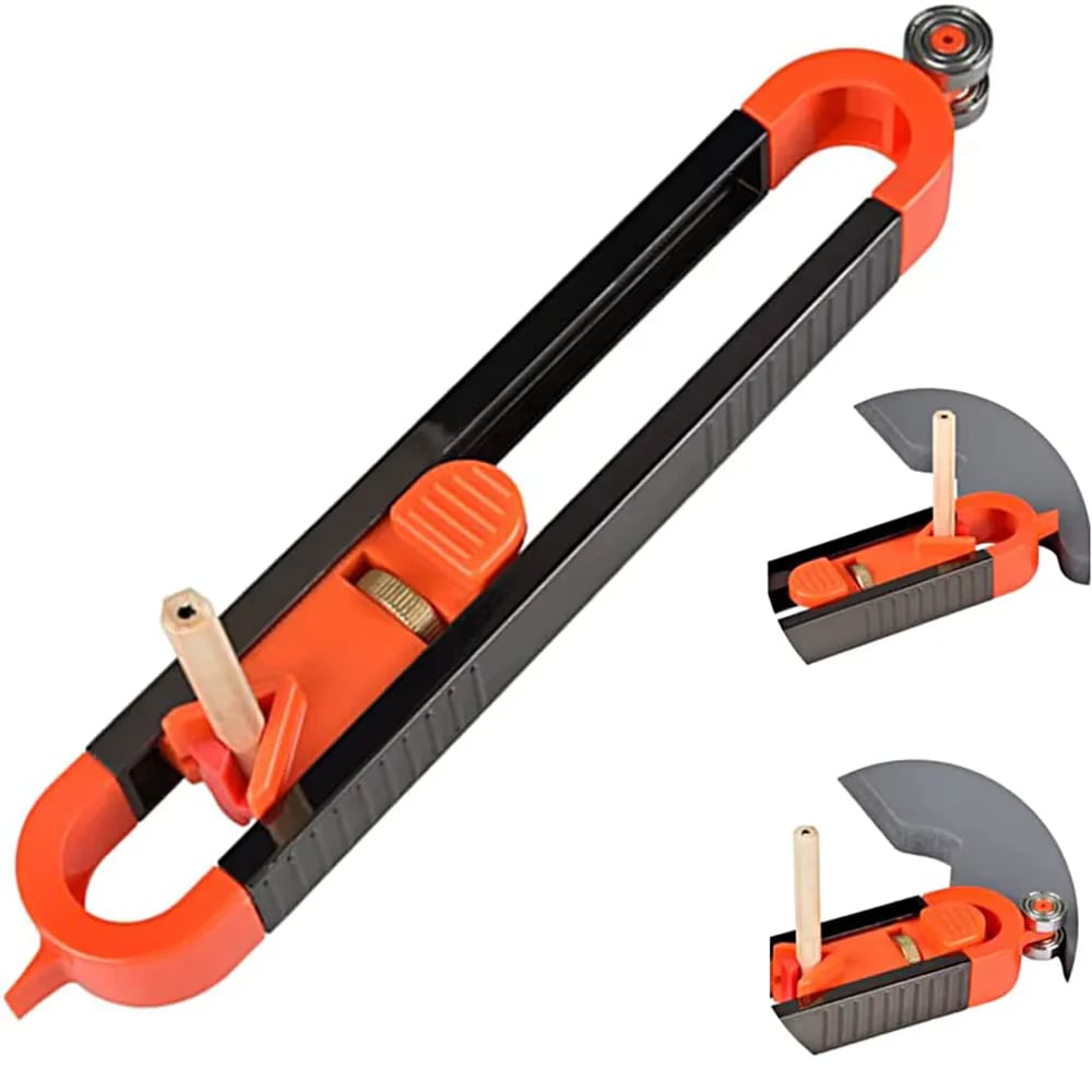 ✨Contour Gauge Scribe Tool with Lock and Pencil