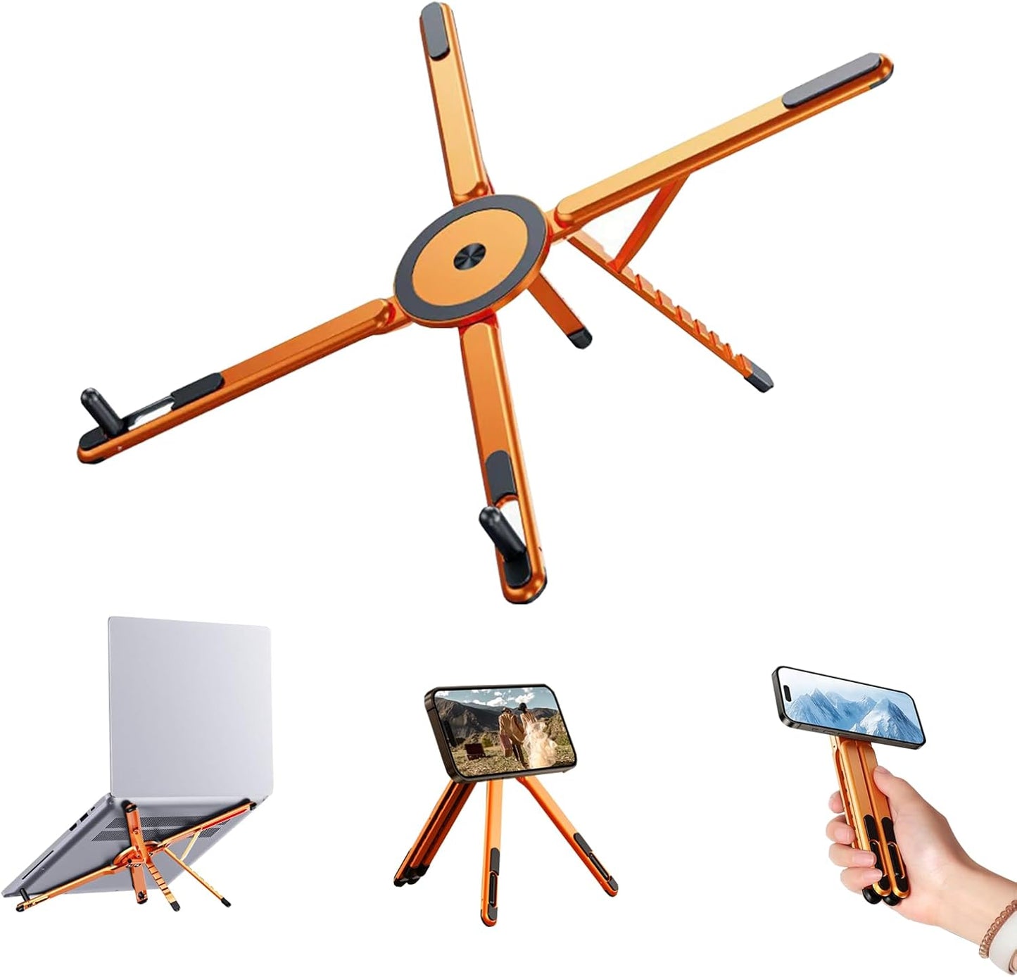3-in-1 Magnetic Foldable Laptop Stand