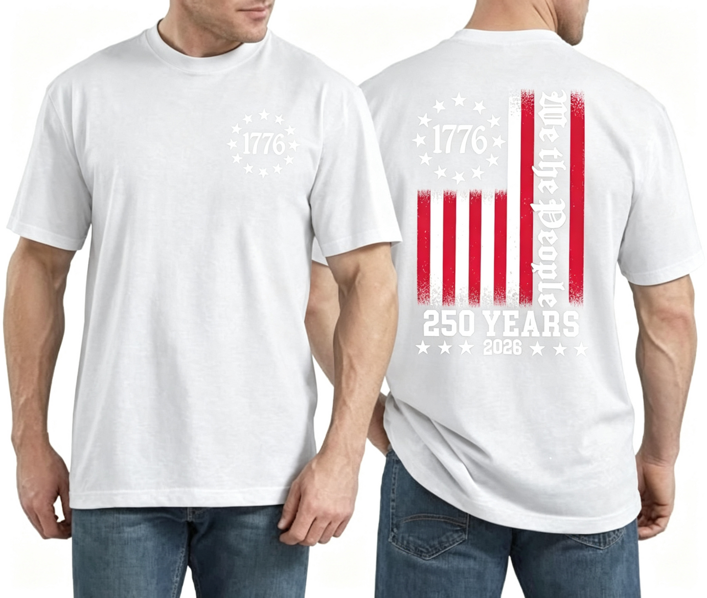 We The People Shirt 🦅 250th Anniversary USA Patriotic Tee
