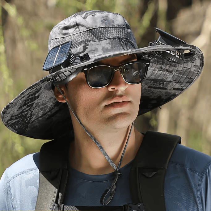 Ultralight Solar Fan Sun Hat – Lighter Than a Baseball! ⚾