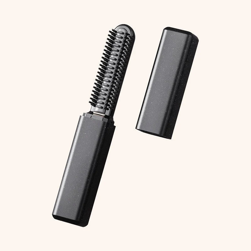 Last Day 49% OFF 🔥 Compact Wireless Hot Comb – Handy Bang Styling Companion!