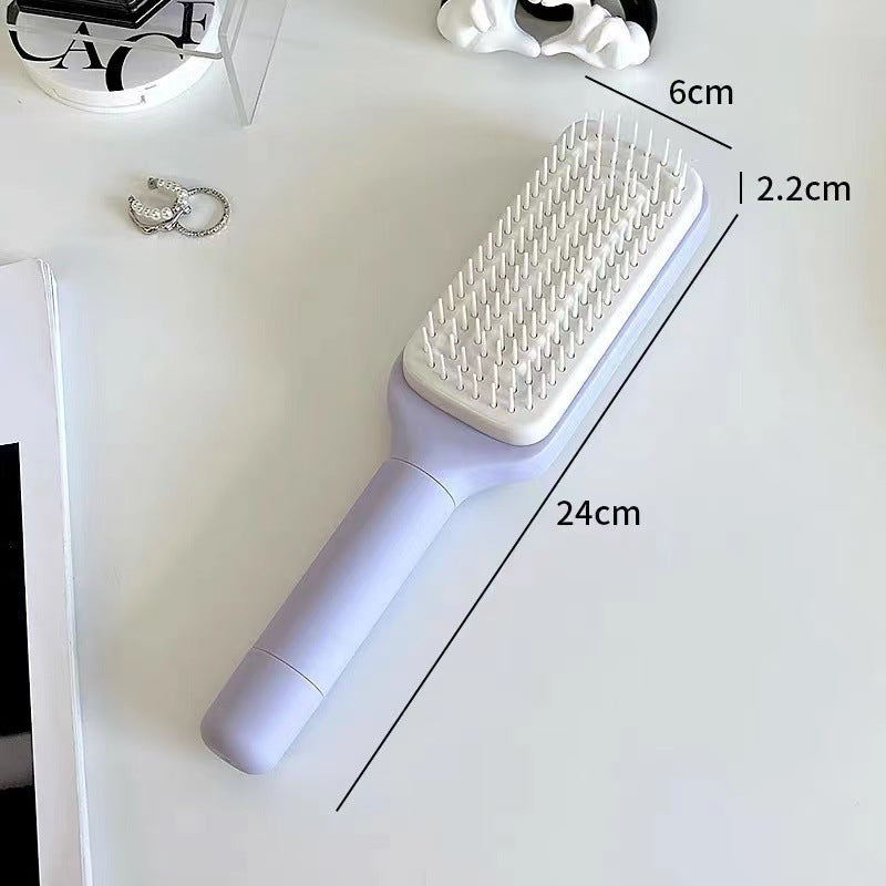 ✨ Say Goodbye To Hair-Filled Brushes — The Self Cleaning Comb Everyone’s Obsessed With! 💁♀️