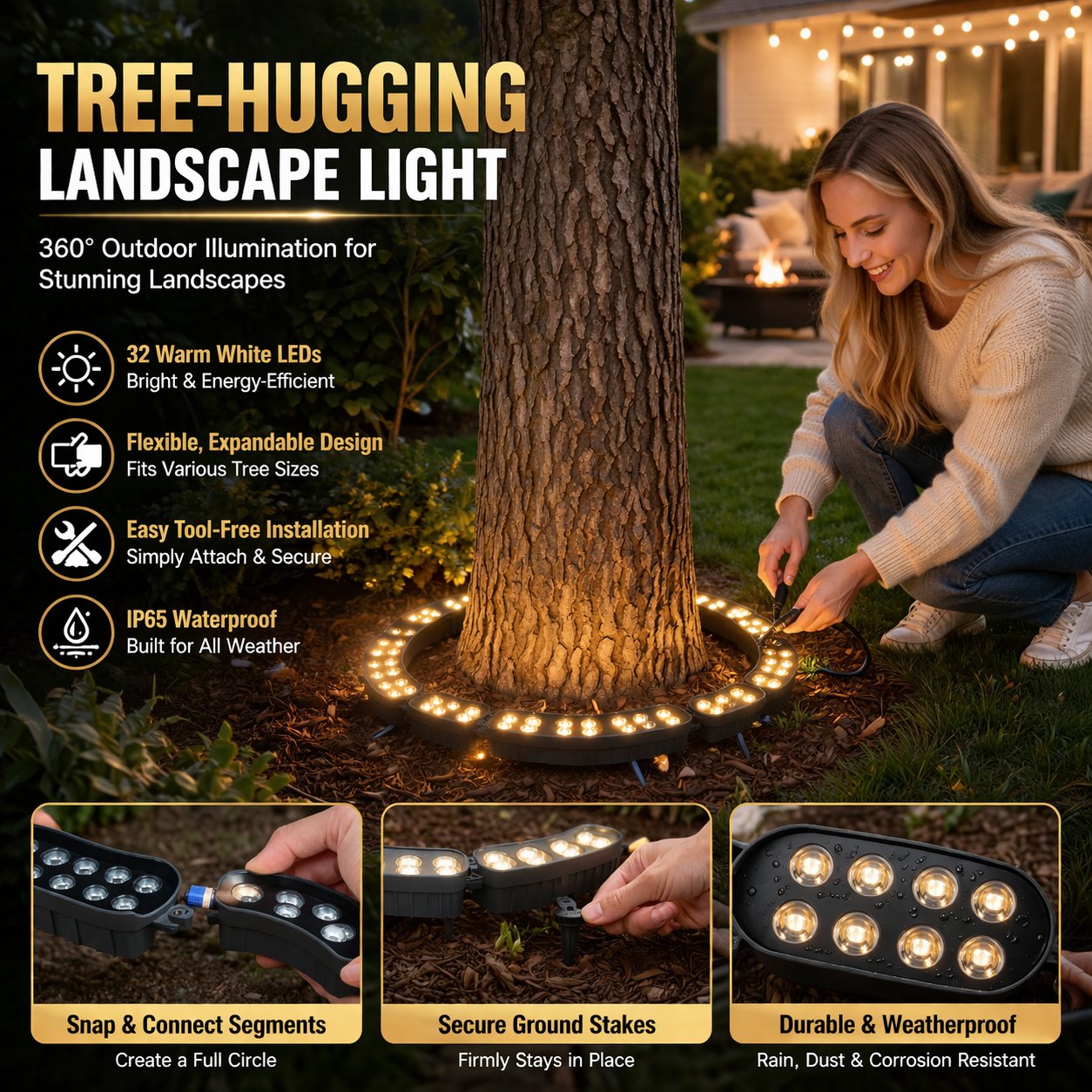 LED Ring Tree Light hero