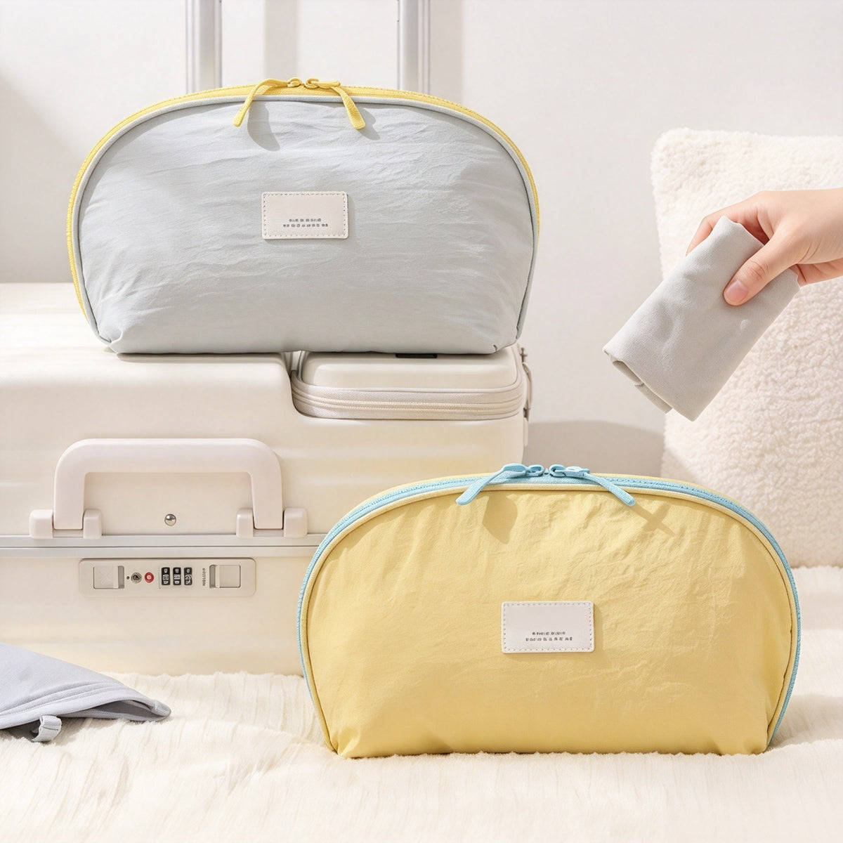 3-in-1 Travel Underwear Storage Bag | Bra Panties Socks Organizer Pouch