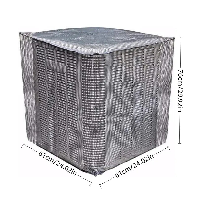 Durable Air Conditioner Cover, Full Mesh AC Protector, Heavy-Duty Outdoor Protection