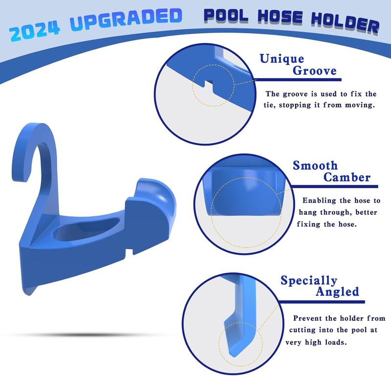 UPGRADED POOL HOSE HOLDER | Protect Your Pool & Keep Hoses Secure(3PCS)