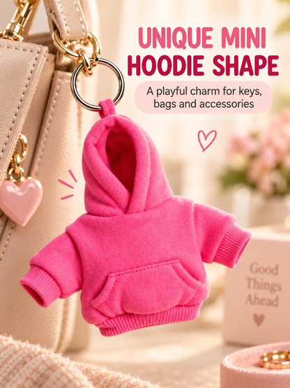 👕🔑 Cute Hoodie Keychain Charm – Mini Fashion Accessory for Bags & Backpacks