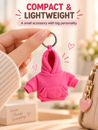 👕🔑 Cute Hoodie Keychain Charm – Mini Fashion Accessory for Bags & Backpacks