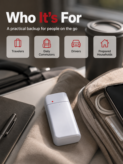 🔋 Emergency Phone Charger – AA Battery Powered USB Backup with LED Flashlight