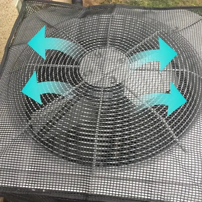 Durable Air Conditioner Cover, Full Mesh AC Protector, Heavy-Duty Outdoor Protection