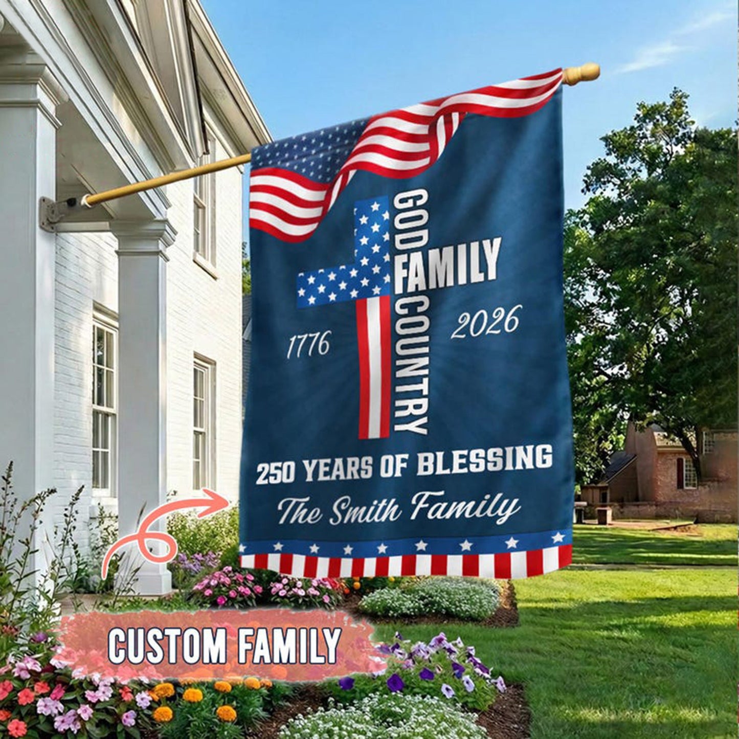 🇺🇸250 Years of Blessing Garden Flag