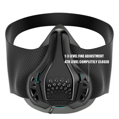 Pro 25-Level Sports Training Mask – Adjustable Oxygen Resistance Air Breathing Mask for Running & Fitness