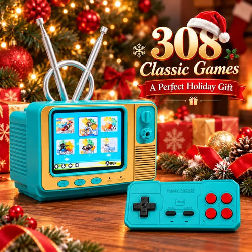 🔥Black Friday Deal🎮GV300 Retro Handheld Game Console – 2.8' IPS Screen, Portable Gaming Device & Gift for Gamers