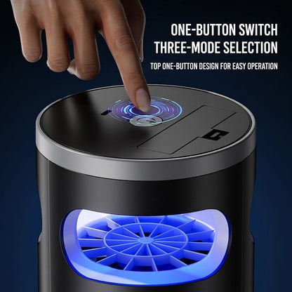 Indoor Insect Trap with Light and Suction Non Zapper Flying Bug Catcher for Mosquitoes Fruit Flies Gnats and Moths