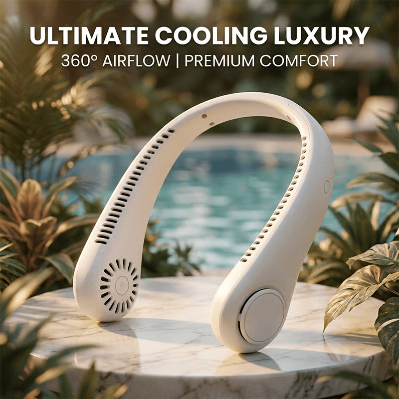 🔥Last Day 50% OFF🍃 Portable Bladeless Neck Fan