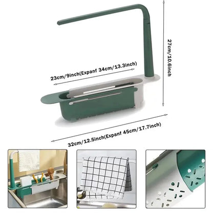 🔥LAST DAY 50% OFF-Retractable Sink Organizer