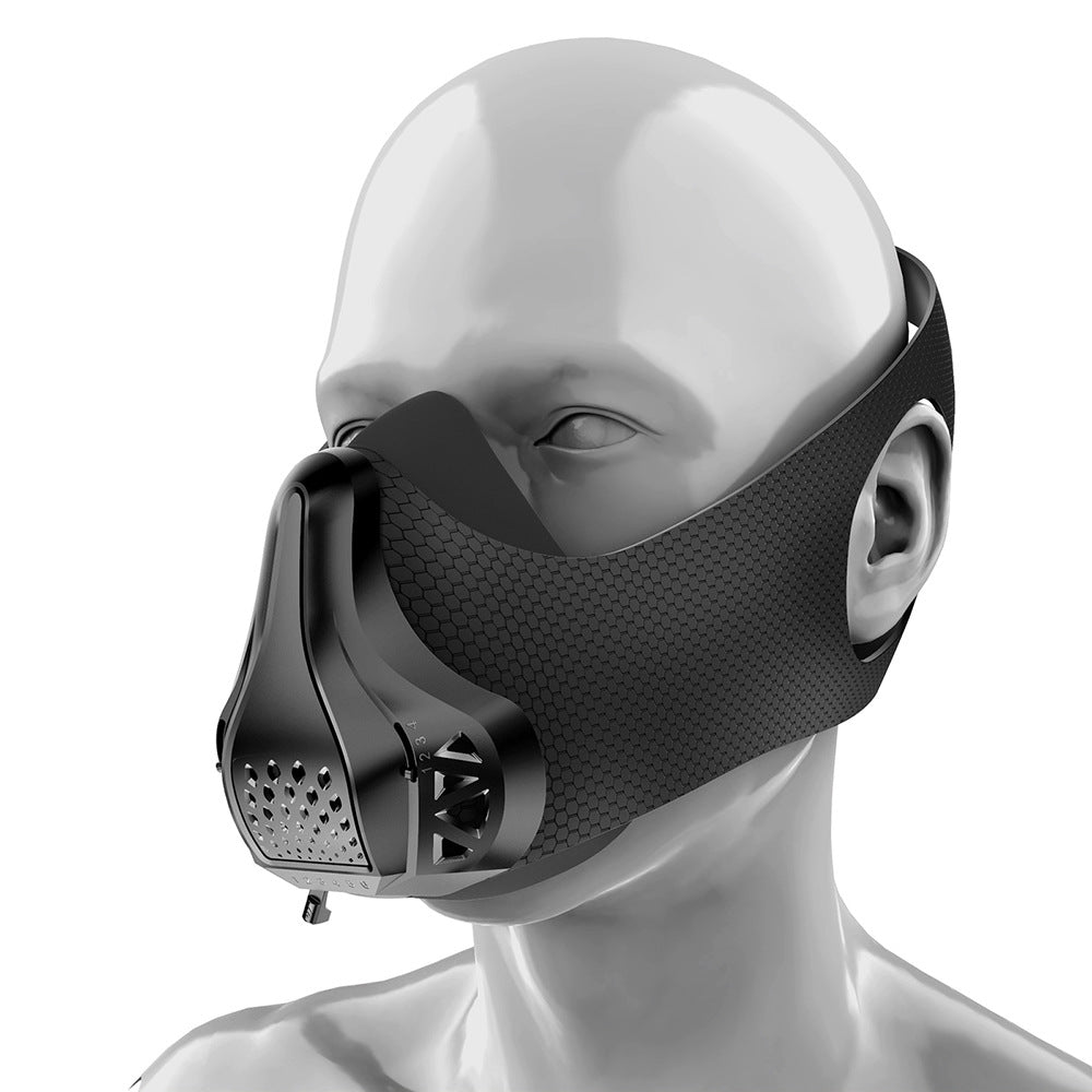 Pro 25-Level Sports Training Mask – Adjustable Oxygen Resistance Air Breathing Mask for Running & Fitness