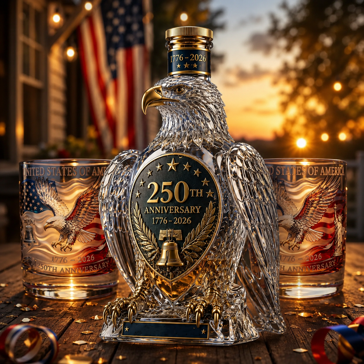 🦅Hawk Whiskey Bottle -250th Anniversary Commemorative Bottle