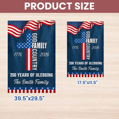 🇺🇸250 Years of Blessing Garden Flag