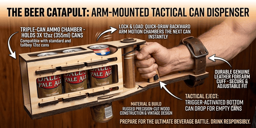🔥3 in 1 Tactical Beer Catapult
