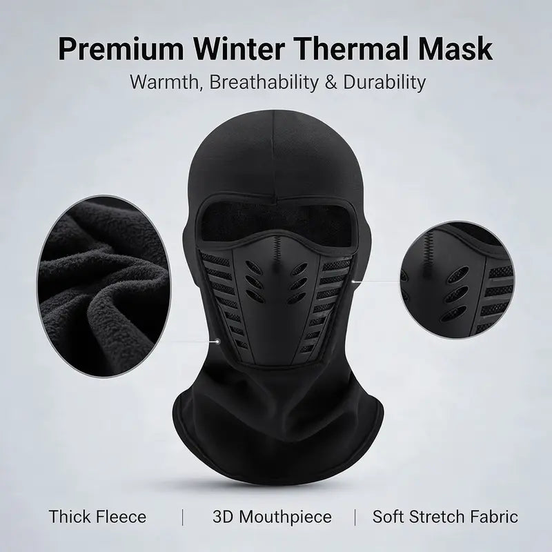 🔥Unisex Fleece Full Face Balaclava Ski Mask