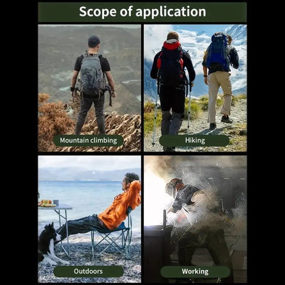 🔥Men's Waterproof Tactical Work Pants - Solid Color with Multi-Pockets for Outdoor Activities
