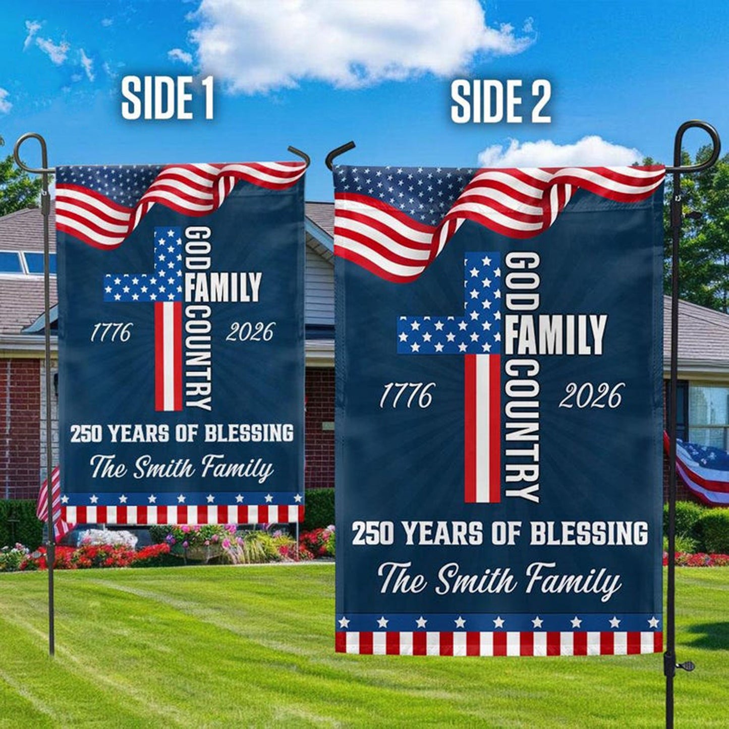 🇺🇸250 Years of Blessing Garden Flag