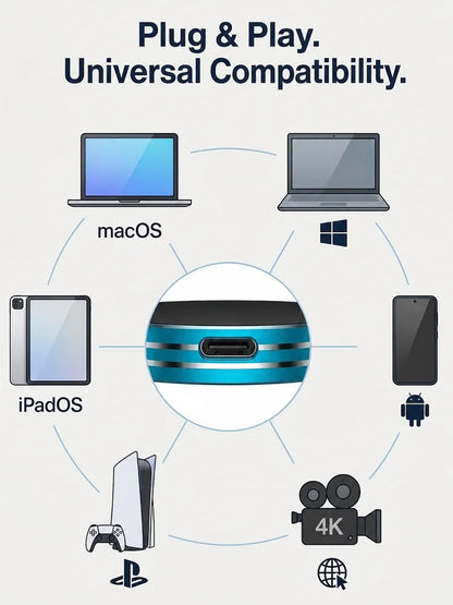 C Magnetic Anti-Lost Portable SSD External Solid State Drive