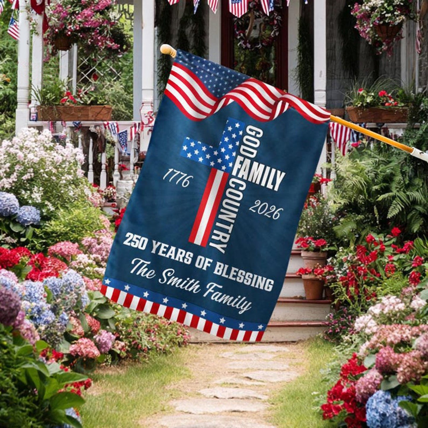 🇺🇸250 Years of Blessing Garden Flag