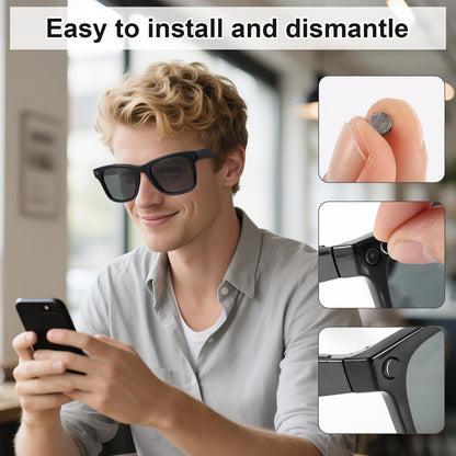 20 pcs LED Light Blocking Stickers Compatible with Ray-Ban Meta Wayfarer/Skyler/Headliner Gen 2 & Oakley Meta HSTN Smart Glasses Accessories, Low-Tack Restickable Blackout LED Light Covers Sticker