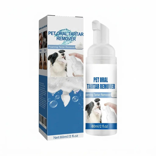 Foaming Pet Dental Cleaner | Tartar Remover, Teeth Whitening & Bad Breath Eliminator