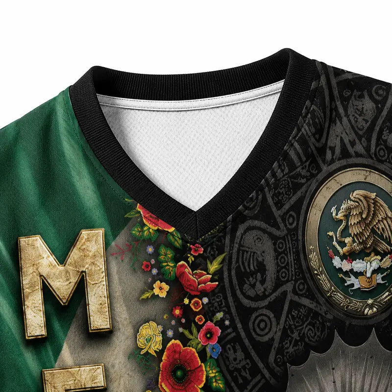 🇲🇽✨ MEN'S MEXICO OUR LADY OF GUADALUPE V-NECK SHIRT