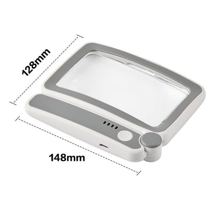 Folding Handheld MagnifyingGlass with Light for Reading