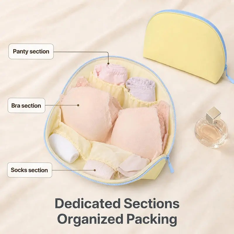 3-in-1 Travel Underwear Storage Bag