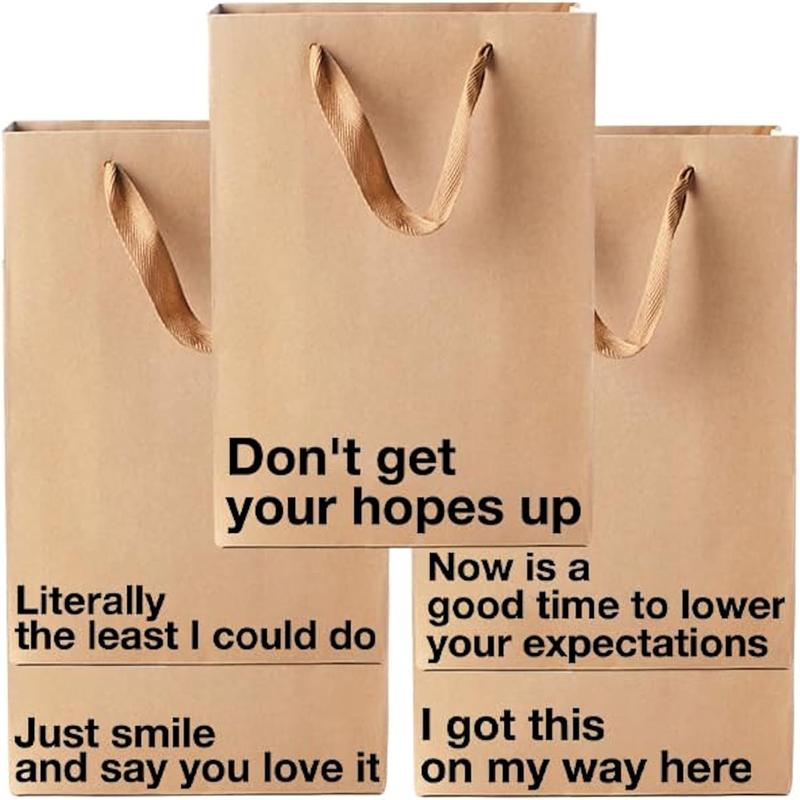 🔥LAST DAY 49% OFF - 😂MilkToast Snarky Gift Bag🎁Funny Gift Bags(✨5 pcs/Set)