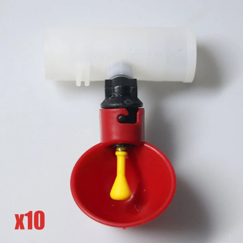 📍Gravity-Fed Automatic Chicken Waterer Cups