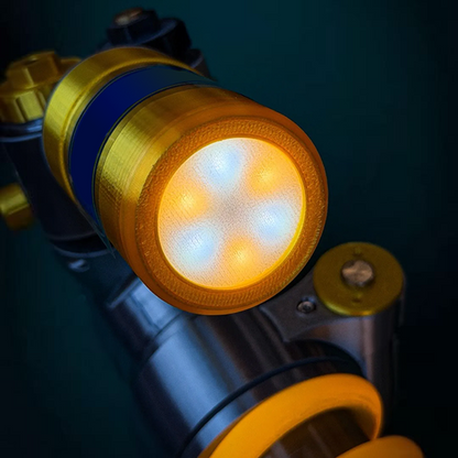 🔥Inspired Suspension Shock Absorber Lamp - Adjustable LED Light for Gamers & Car Enthusiasts