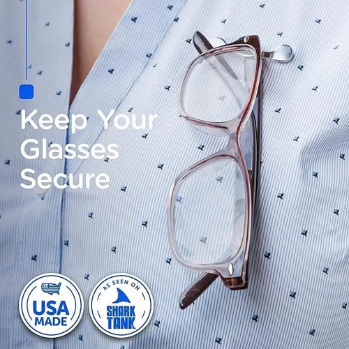Magnetic Glasses Holder - Premium Strength Magnetic Hold