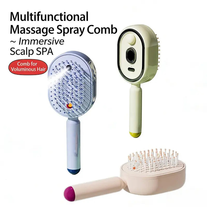 💫SAVE 58% NOW🪮✨Steam Mist Straightening Comb – Easy Salon-Like Hair