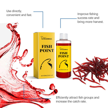 🎣 Concentrated Fish Attractant Liquid – 🐟Fast-Acting Red Worm Formula