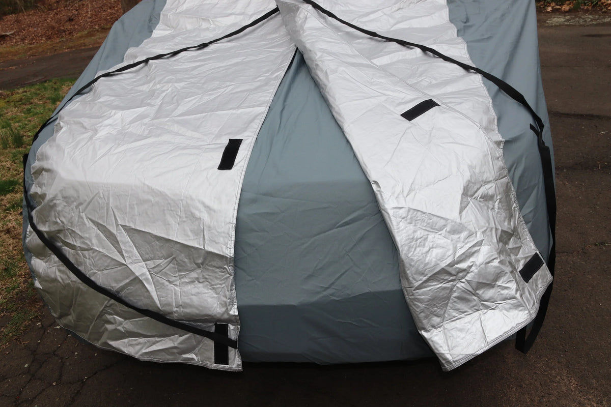 Full-coverage car cover, suitable for all seasons, thickened and padded, waterproof, hailproof, sunshade and sun protection cover.