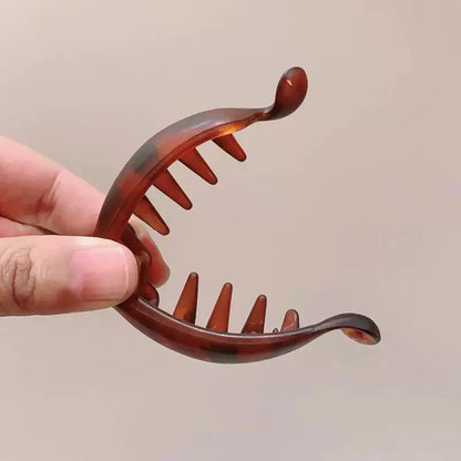 4PCS Mini Non-Slip Banana Hair Clips  – Lightweight Hair Claw for Thin/Fine Hair Ponytails & Buns