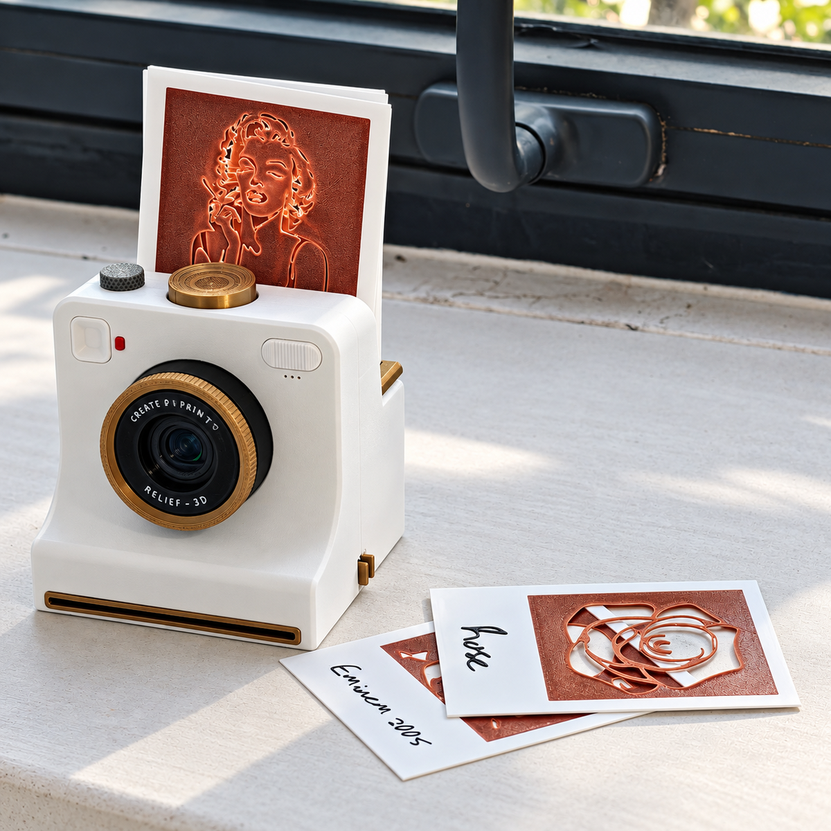 🔥Retro Coffee Art Camera – Mechanical Latte Stencil Printer