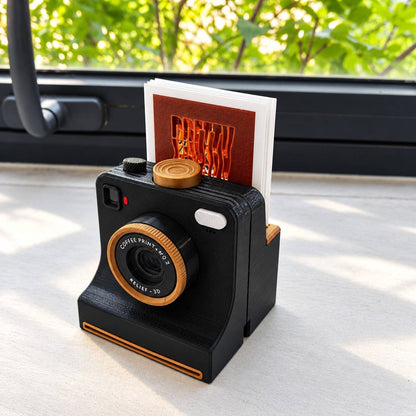 🔥Retro Coffee Art Camera – Mechanical Latte Stencil Printer